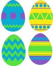 复活节卡通鸡蛋图片