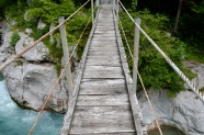 木吊桥图片