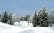 唯美雪山高清素材