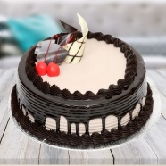 巧克力奶油生日蛋糕图片