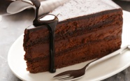 欧式巧克力淋面蛋糕图片