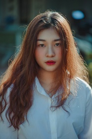 韩国衬衫美女图片
