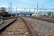 火车站轨道图片