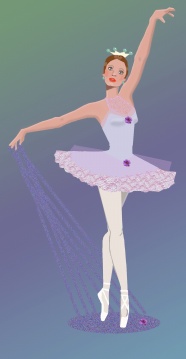 芭蕾舞舞者卡通图片