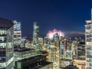灯光璀璨城市夜景图片