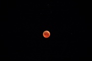 中秋红色满月图片