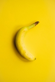 一根黄色香蕉图片