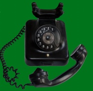 老式黑色座机电话图片