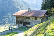 奥地利高山木屋图片