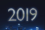 2019新年数字设计图片