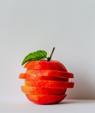 苹果创意切割图片