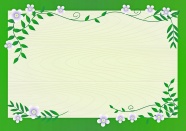 绿色鲜花背景图片
