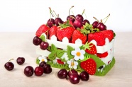 新鲜草莓樱桃水果图片