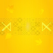 黄色花纹背景素材图片