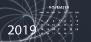 2019年11月日历表图片