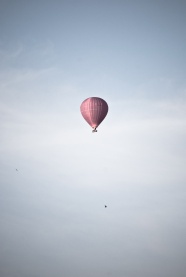 非主流空中热气球图片