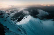 雪山山峰美景图片