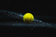 网球球类广告图片