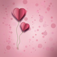 粉色爱情主题背景图片