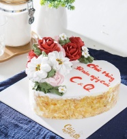 玫瑰心形蛋糕图片