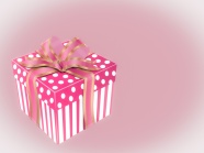 粉色礼盒背景图片