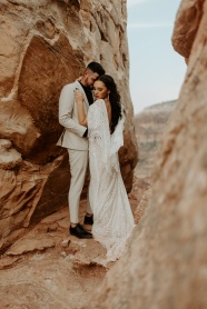 欧美峡谷婚纱照图片