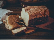 切面土司面包图片