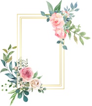 水彩玫瑰花框图片