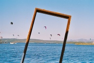 海上滑翔伞框架图片