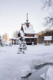 冬日雪后风景图片