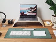 木桌超薄笔记本键盘图片