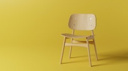 木制靠椅图片