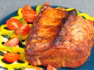 焦香烤猪肉图片