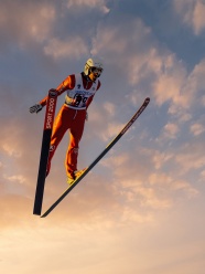 双板滑雪运动图片