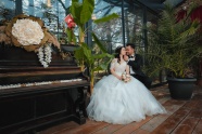 欧美室内婚纱摄影图片