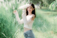 户外日本美女小清新图片