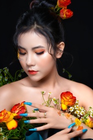 越南性感美女人体模特图片