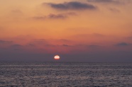 海上日出朝霞图片
