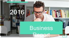 清新淡雅商务总结汇报PPT模板