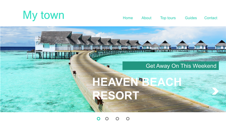 海滨度假旅行游记摄影PPT模板