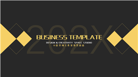 年终总结高端商务PPT模板