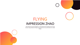 欧美风商务风创意圆形PPT模板