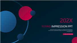 创意圆形科技风通用PPT模板