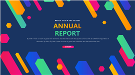 艺术多彩商业策划PPT模板