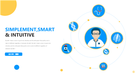 科学健康生活报告PPT模板