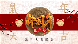 中国年元旦大型晚会PPT模板