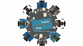 欧美风团队总结半年计划PPT模板