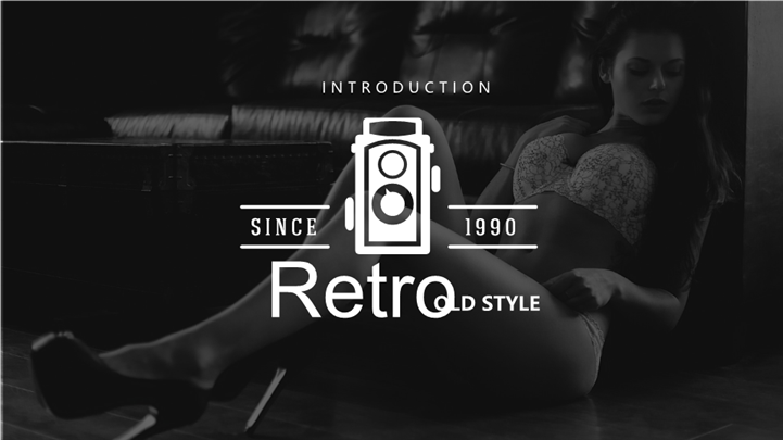 欧美时尚内衣品牌PPT模板