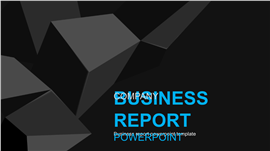 切割商务风企事业通用PPT模板