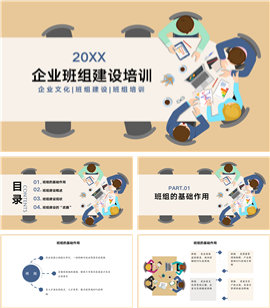 企业班组建设培训ppt模板